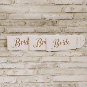 Bride Glitter Eyeglass Pouch Case